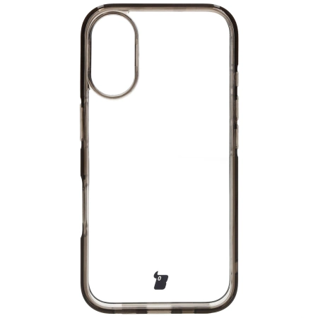 Etui Bizon Case Halo do iPhone 16, przydymione-czarne
