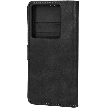 Etui z klapką Bizon Case Pocket do Motorola Edge 50 Ultra, czarne