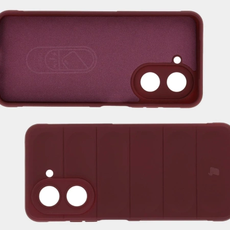 Pancerne etui Bizon Case Tur do Xiaomi Redmi A5 4G / POCO C71 4G, burgundowe