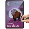 Prywatyzujące szkło hybrydowe Bizon Glass Tab Mule Shadow do Galaxy Tab S10 Lite, matowe