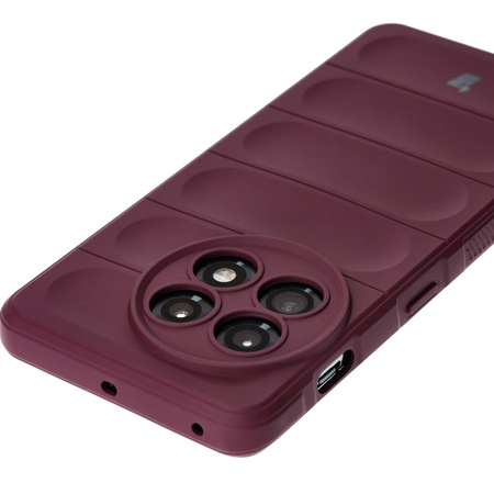 Pancerne etui Bizon Case Tur do OnePlus 11, burgundowe