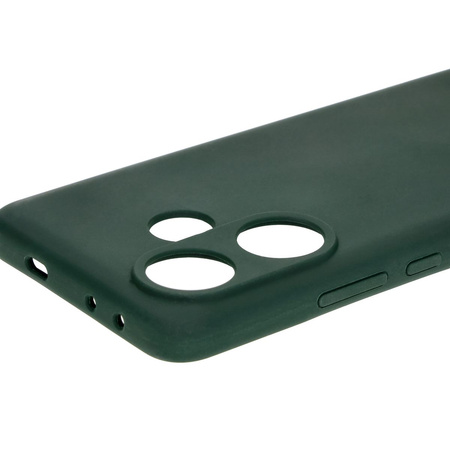 Silikonowe etui Bizon Soft Case do Xiaomi Poco F6, ciemnozielone