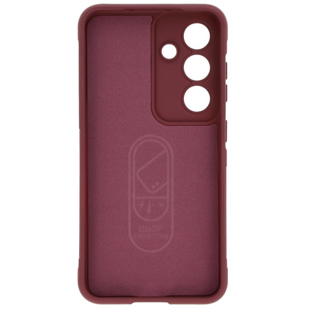 Pancerne etui Bizon Case Tur do Galaxy S25, ciemnofioletowe