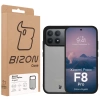 Etui Bizon Case Angelo do Xiaomi POCO F8 Pro, przydymione z czarną ramką