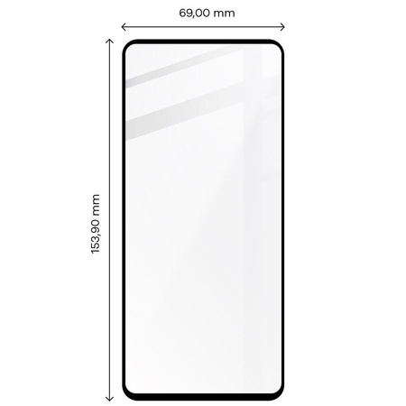 Szkło hartowane Bizon Glass Edge - 2 sztuki + ochrona na obiektyw, Redmi Note 11