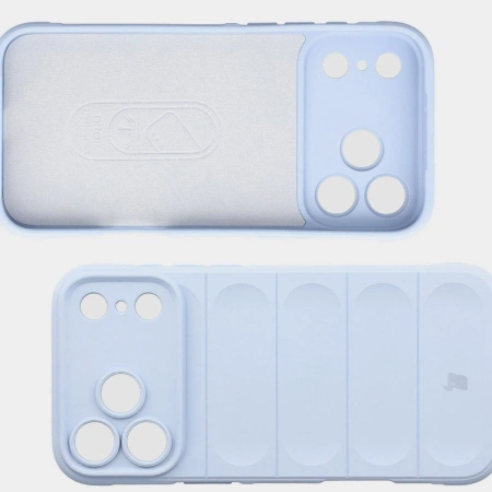 Pancerne etui Bizon Case Tur do iPhone 17 Pro Max, jasnoniebieskie