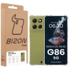 Elastyczne etui Bizon Case Salpa do Motorola Moto G86 5G, przezroczyste