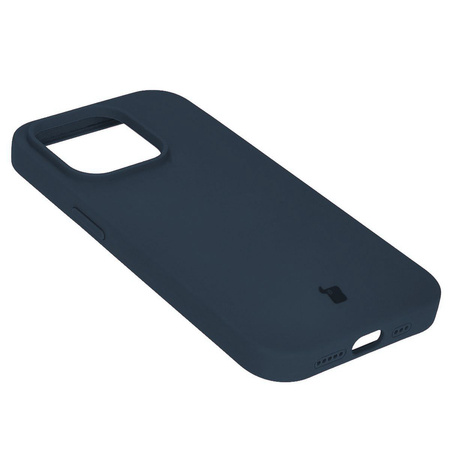 Silikonowe etui Bizon Soft Case do iPhone 14 Pro, ciemnoniebieskie