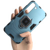 Etui Bizon Case Armor Ring do Samsung Galaxy S23, niebieskie