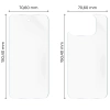 Folia hydrożelowa na tył i przód Bizon Glass Hydrogel Pack do Google Pixel 10 Pro Fold 
