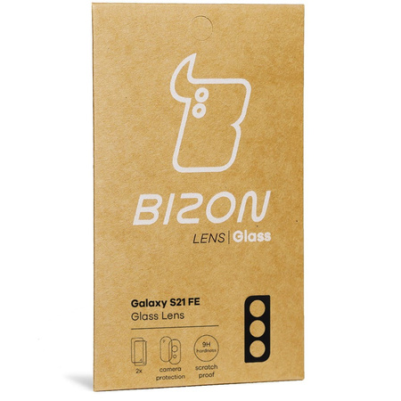 Szkło na aparat Bizon Glass Lens dla Galaxy S21 FE, 2 sztuki