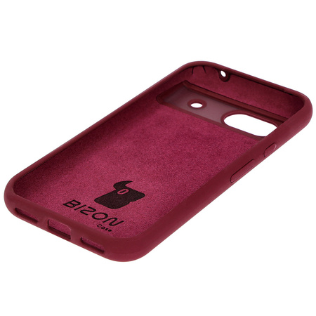 Silikonowe etui Bizon Soft Case do Google Pixel 8a, ciemnofioletowe