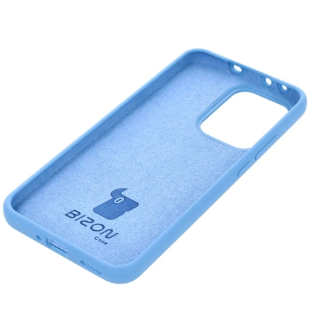 Silikonowe etui Bizon Soft Case do Oppo Reno13 Pro, niebieskie