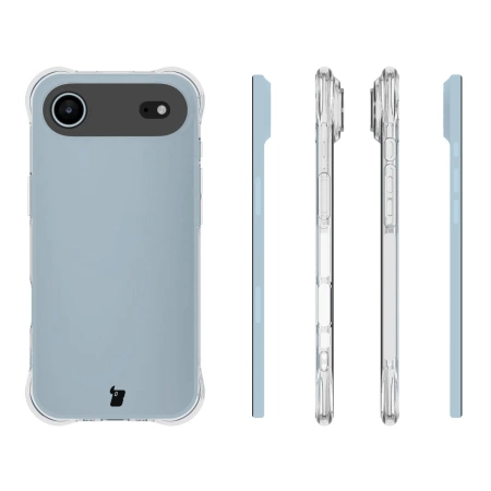 Elastyczne etui + 2x szkło hartowane Bizon Case Clear Pack do iPhone Air