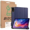 Etui z klapką Bizon Case Tab Croc do Xiaomi Redmi Pad 2, granatowe
