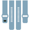 Pasek silikonowy do smartwatcha, Bizon Strap Watch Silicone Pro H, Quick Release 22 mm, jasnoniebieski