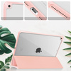 Etui Bizon Case Tab Clear Matt do Apple iPad 9 10.2 2021 / iPad 8 2020/ iPad 10.2 2019, jasnoróżowe