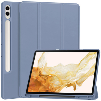 Etui Bizon Case Tab Lizard do Galaxy Tab S10 Plus / S9 Plus, fioletowe