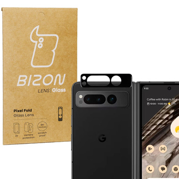 Szkło na aparat Bizon Glass Silk Lens do Google Pixel Fold, 2 sztuki