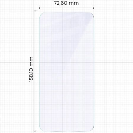 Elastyczne szkło hybrydowe Bizon Glass Mule do iPhone 17 Pro Max