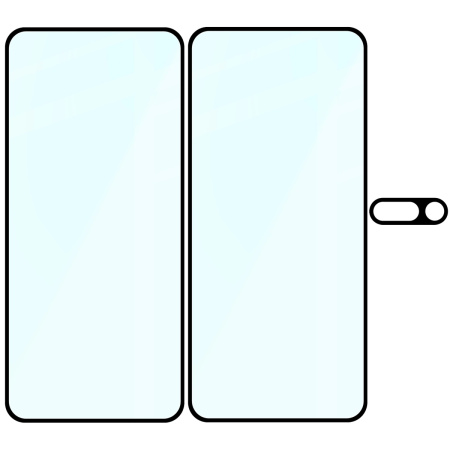 2x Szkło + szybka na aparat Bizon Edge 2 Pack do Nothing Phone (3a)