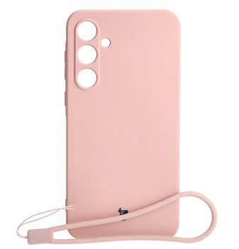 Etui Bizon Case Silicone do Galaxy A35 5G, jasnoróżowe