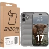 Pancerne etui Bizon Case Tur do iPhone 17, jasnoszare