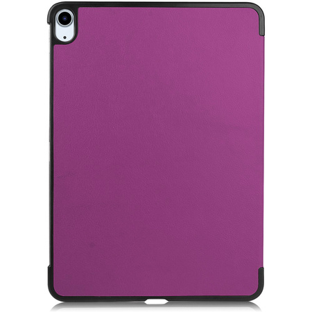 Etui Bizon Case Tab Croc do iPad Air 6 / Air 5 / Air 4, ciemnofioletowe