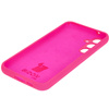 Silikonowe etui Bizon Soft Case do Galaxy A55 5G, neonowo-różowe