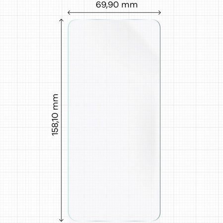Folia hydrożelowa na ekran Bizon Glass Hydrogel Front Duo do Realme C67 4G, 2 sztuki