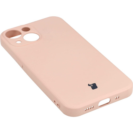 Etui Bizon Case Silicone do iPhone 13 Mini, jasnoróżowe