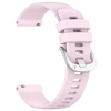Pasek silikonowy do smartwatcha, Bizon Strap Watch Silicone Pro T, Quick Release 18 mm, pudrowy róż