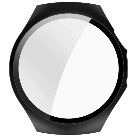 Etui ze szkłem do zegarka Bizon Case+Glass Watch do Huawei Watch 5 42 mm, czarne