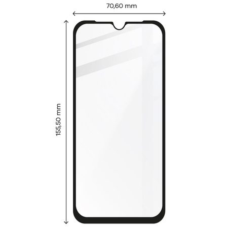 Szkło hartowane Bizon Glass Edge do Xiaomi Poco M3, czarne