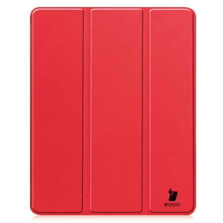 Etui Bizon Case Tab Lizard do iPad Air 13" 2025 / 2024, czerwone