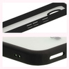 Etui Bizon Case Angelo do Google Pixel 9a, półprzezroczyste z czarną ramką