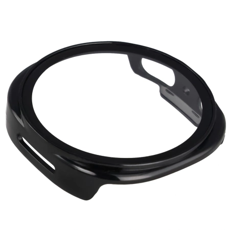 Etui ze szkłem do zegarka Bizon Case+Glass Watch do Samsung Galaxy Watch 8 40 mm, czarne