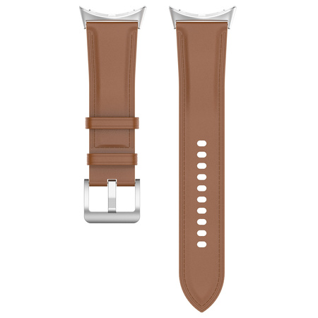 Skórzany pasek Bizon Strap Watch Casual 41 mm do Pixel Watch 3/Watch 2/Watch 1, jasnobrązowy