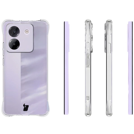 Elastyczne etui Bizon Case Salpa do Xiaomi Poco M7 Pro 5G, przezroczyste