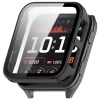 Etui ze szkłem do zegarka Bizon Case+Glass Watch do Garmin Venu X1, czarne