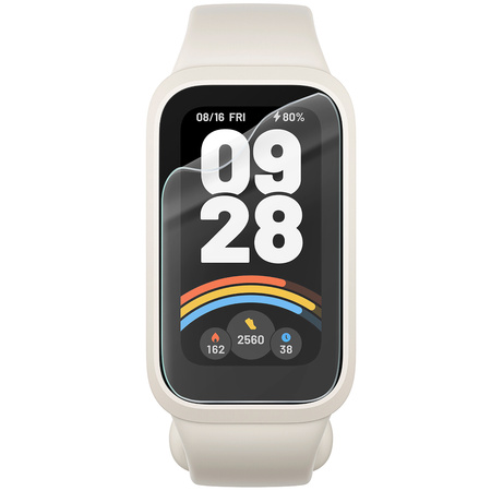 Folia hydrożelowa na ekran Bizon Glass Watch Hydrogel Duo do Xiaomi Smart Band 9 Active / Redmi Band 3, 2 sztuki
