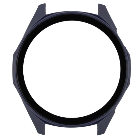 Etui ze szkłem do zegarka Bizon Case+Glass Watch do Huawei Watch GT6 46 mm, niebieskie