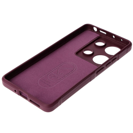 Pancerne etui Bizon Case Tur do Xiaomi Poco M6 Pro 4G / Xiaomi Redmi Note 13 Pro 4G, burgundowe
