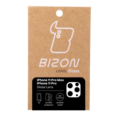 Szkło na aparat Bizon Glass Lens dla iPhone 11 Pro Max / 11 Pro, 2 sztuki