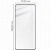 Szkło hartowane BIZON Glass Edge 3D do Honor 200 Pro 