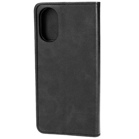 Etui z klapką Bizon Case Pocket Pro do Oppo A38 4G, czarne