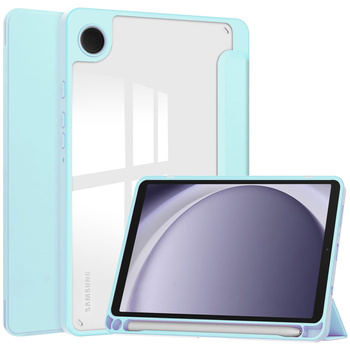 Etui Bizon Case Tab Clear Matt do Samsung Galaxy Tab A9, błękitne