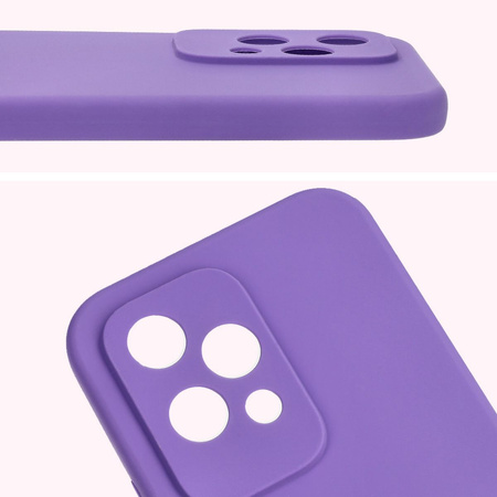 Silikonowe etui Bizon Soft Case do Honor 200 Lite, fioletowe