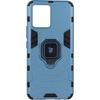 Etui Bizon Case Armor Ring do Realme 8 / 8 Pro, niebieskie