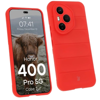 Pancerne etui Bizon Case Tur do Honor 400 Pro, czerwone